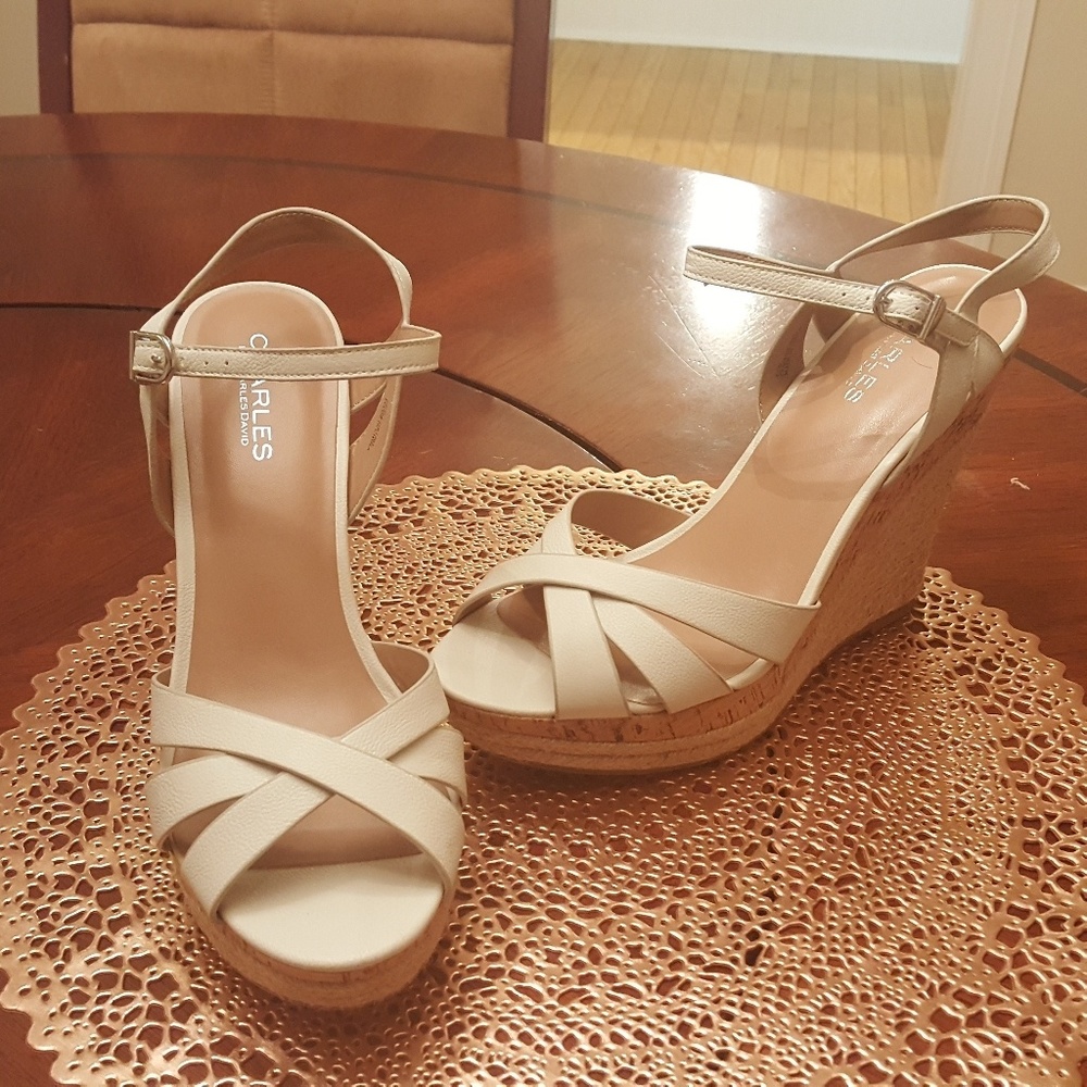Leather Wedge Sandals